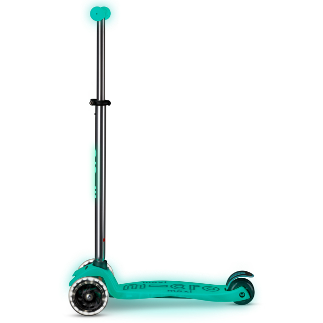 Самокаты - Самокат Micro Maxi Deluxe Glow LED Желейный зеленый (MMD365)#2