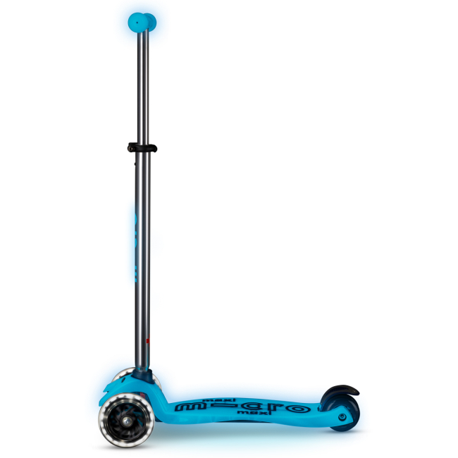 Самокаты - Самокат Micro Maxi Deluxe Glow LED Синий хрусталь (MMD366)#2