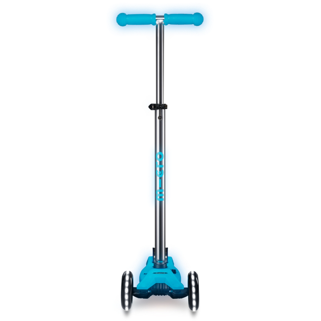 Самокаты - Самокат Micro Maxi Deluxe Glow LED Синий хрусталь (MMD366)#4