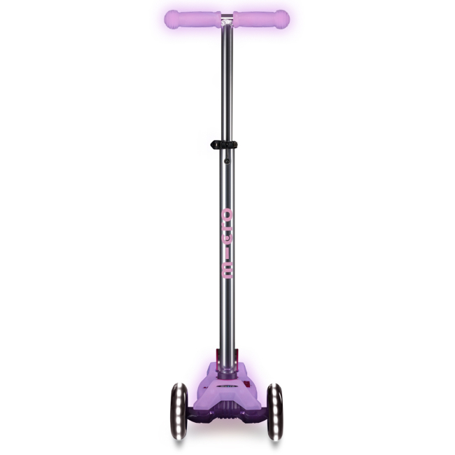Самокаты - Самокат Micro Maxi Deluxe Glow LED Сиятельно-пурпурный (MMD367)#4