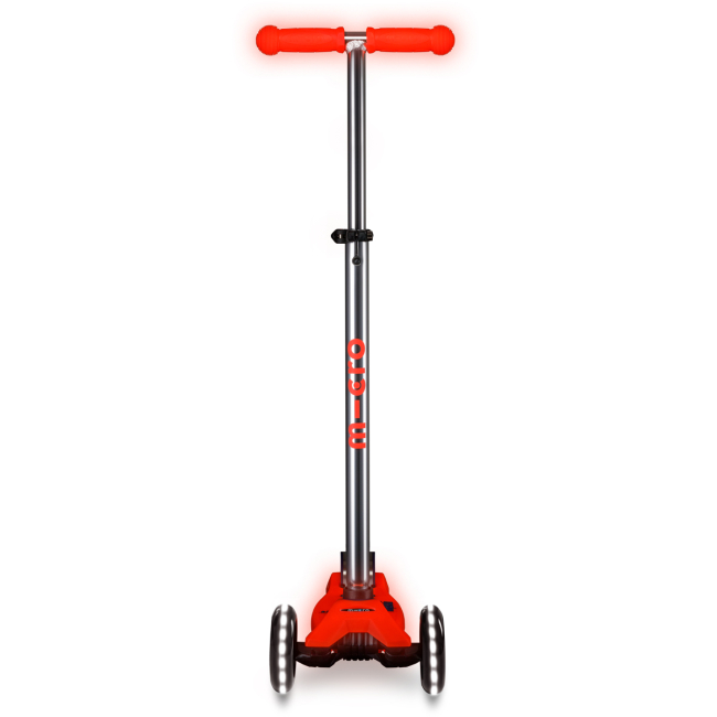 Самокаты - Самокат Micro Maxi Deluxe Glow LED Красная аура (MMD368)#4