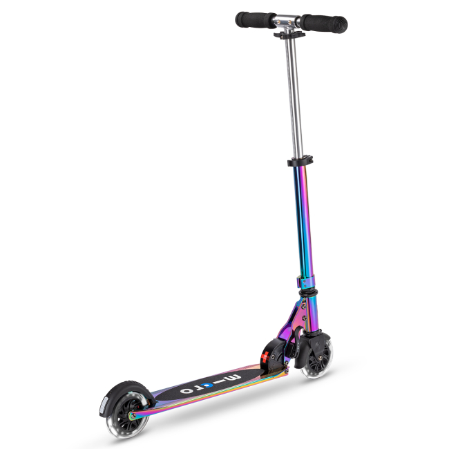 Самокаты - Самокат Micro Sprite LED Неохром (SA0237)#3