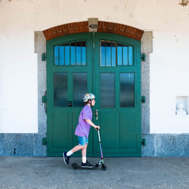 Самокаты - Самокат Micro Sprite LED Неохром (SA0237)#6