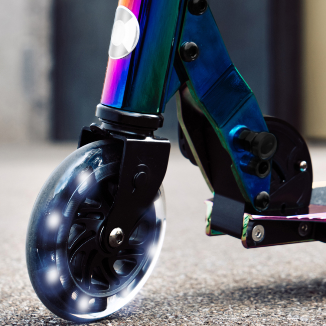 Самокаты - Самокат Micro Sprite LED Неохром (SA0237)#7