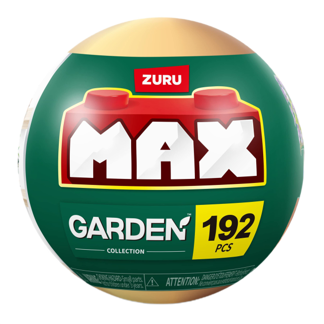 Конструкторы с уникальными деталями - Конструктор MAX S1 Садовые растения в горшках Фиолетовые цветы в голубом горшке 192 детали (83183GQ1/1)#2