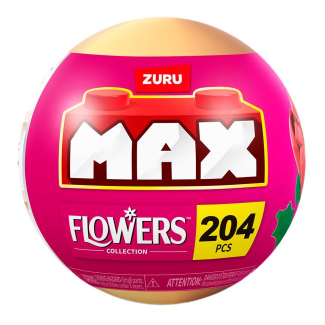 Конструктори з унікальними деталями - Конструктор MAX S1 Садові квіти Троянда та білі квіточки 204 деталі (83184GQ1/1)#2