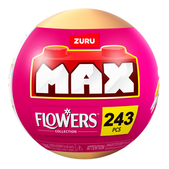 Конструкторы с уникальными деталями - Конструктор MAX S1 Садовые цветы Ромашки и фиолетовые цветы 243 детали (83184GQ1/2)#2