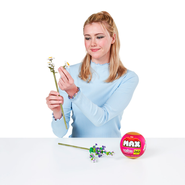 Конструкторы с уникальными деталями - Конструктор MAX S1 Садовые цветы Ромашки и фиолетовые цветы 243 детали (83184GQ1/2)#3