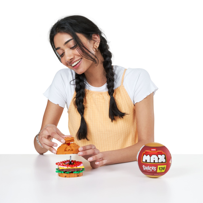 Конструктори з унікальними деталями - Конструктор MAX S1 Смаколики Бургер 136 деталей (83186GQ1/3)#3