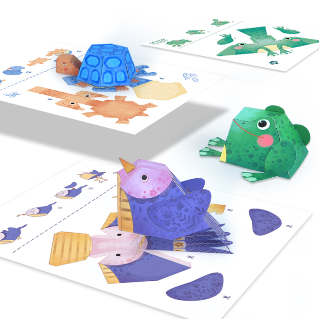 Набори для творчості - Набір для створення оригамі Mideer Тварини (MD4082)#2