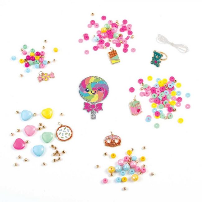 Набори для творчості - Набір для виготовлення шарм-браслетів Make it Real Автомат зі смаколиками (MR1709)#4