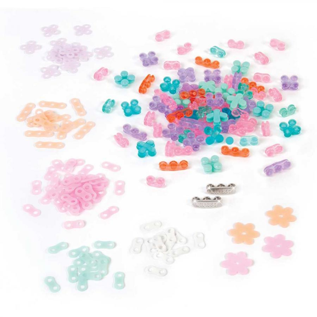 Набори для творчості - Набір для виготовлення браслетів Make it Real Linxo Прикраси Ніжність (MR6110/1)#3