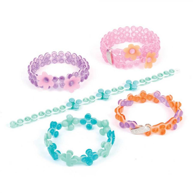 Набори для творчості - Набір для виготовлення браслетів Make it Real Linxo Прикраси Ніжність (MR6110/1)#4