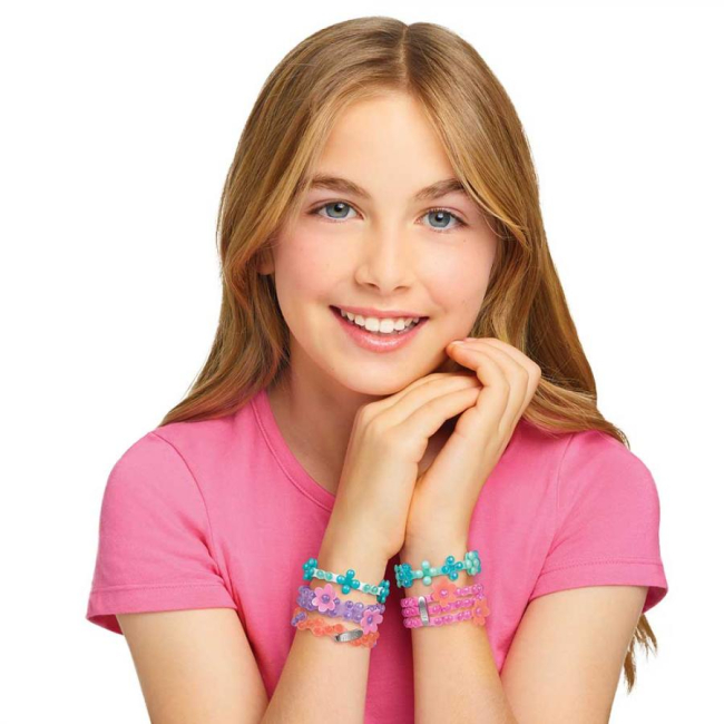 Набори для творчості - Набір для виготовлення браслетів Make it Real Linxo Прикраси Ніжність (MR6110/1)#5