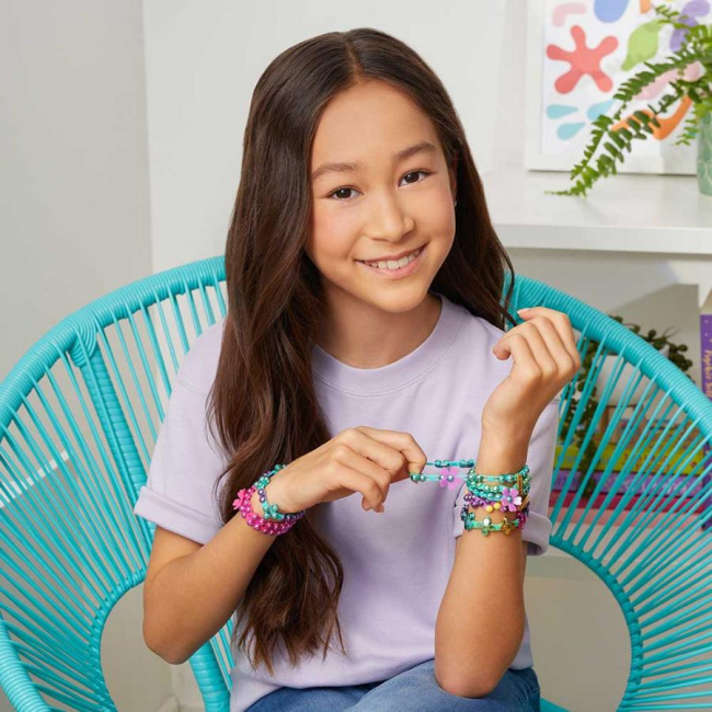 Набори для творчості - Набір для виготовлення браслетів Make it Real Linxo Прикраси Вечірка (MR6110/2)#7