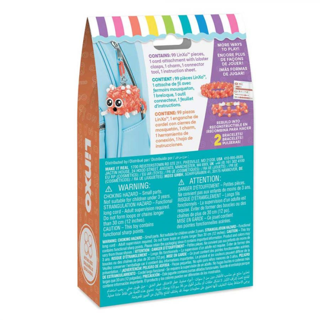 Набори для творчості - Набір для виготовлення брелоків Make it Real Linxo Звірята Кошеня (MR6101/2)#2