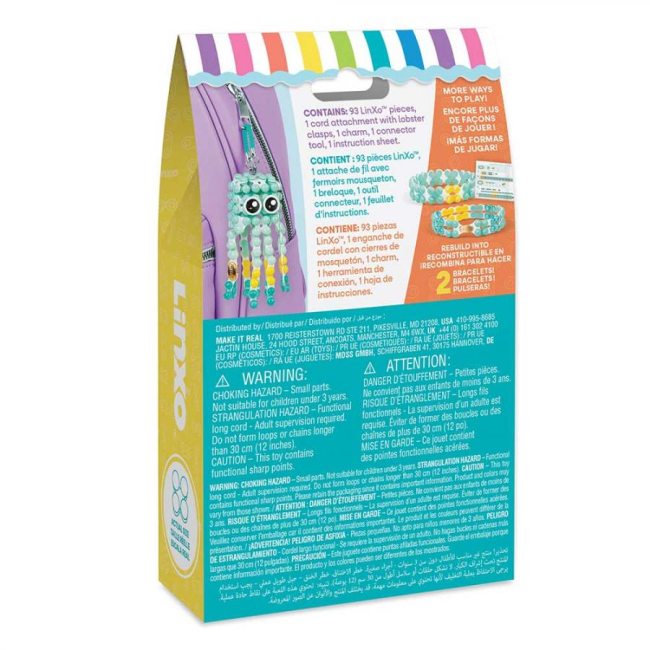 Наборы для творчества - Набор для изготовления брелоков Make it Real Linxo Зверята Осьминог (MR6101/4)#2