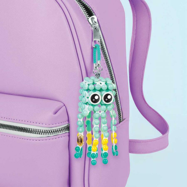 Наборы для творчества - Набор для изготовления брелоков Make it Real Linxo Зверята Осьминог (MR6101/4)#5