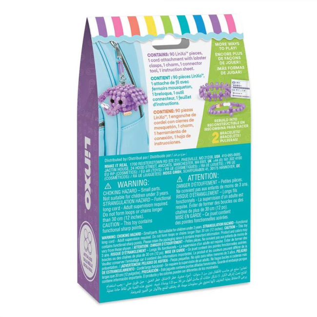 Набори для творчості - Набір для виготовлення брелоків Make it Real Linxo Звірята Слон (MR6101/5)#2