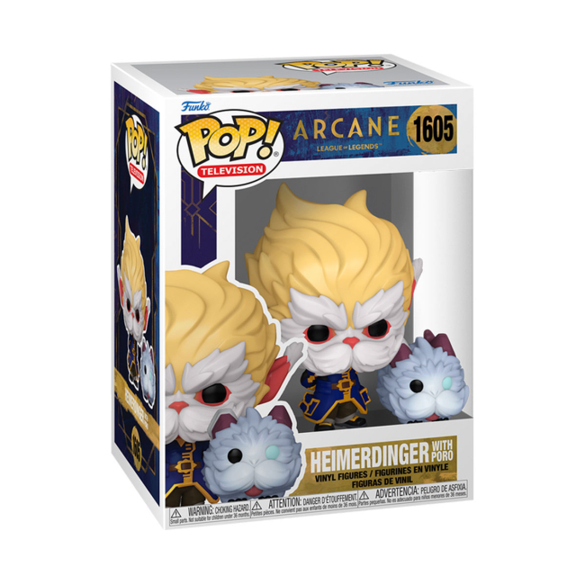 Фігурки персонажів - Фiгурка Funko Pop Arcane Хеймердінгер з Поро (80193)#2
