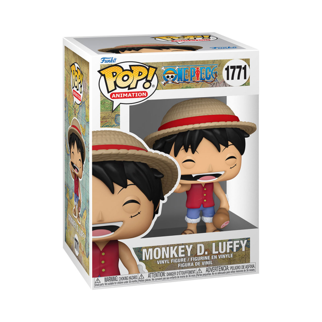 Фігурки персонажів - Фiгурка Funko Pop One Piece Луффі, що посміхається (80365)#2
