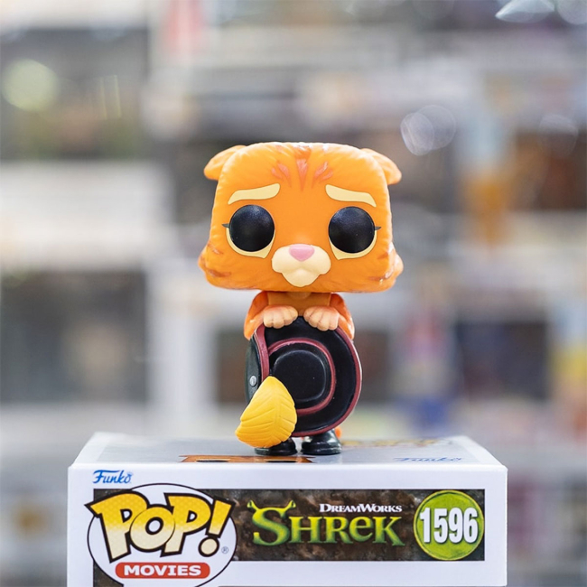 Фигурки персонажей - Фигурка Funko Pop Shrek Кот в сапогах (81175)#3