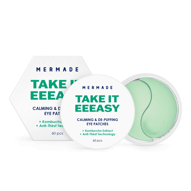 Косметика - Гидрогелевые патчи под глаза Mermade Kombucha extract Аnti-thirst technology 60 шт (MRPAT103)#3