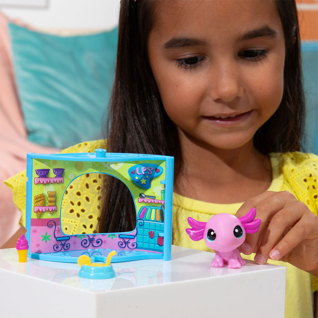 Фигурки персонажей - Игровой набор Littlest Pet Shop Магазин мороженого (00593)#3