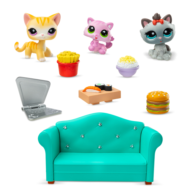 Фигурки персонажей - Игровой набор Littlest Pet Shop Вечеринка со вкусняшками (00636)#2