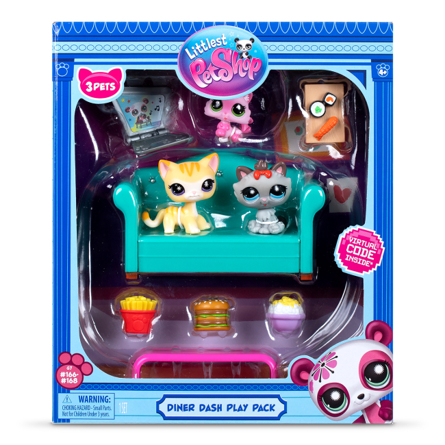 Фигурки персонажей - Игровой набор Littlest Pet Shop Вечеринка со вкусняшками (00636)#3