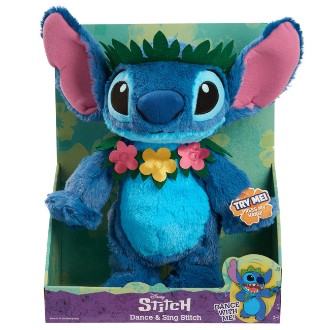 Персонажи мультфильмов - Интерактивная игрушка Stitch Зажигательный Стич (30283)#4