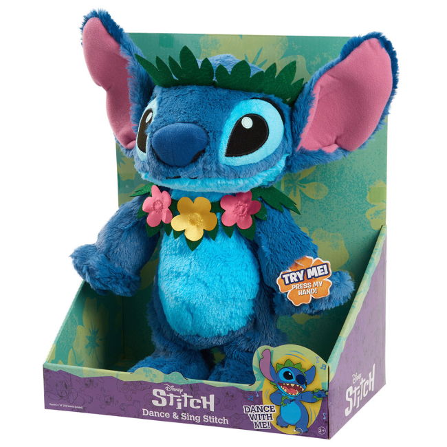 Персонажи мультфильмов - Интерактивная игрушка Stitch Зажигательный Стич (30283)#5