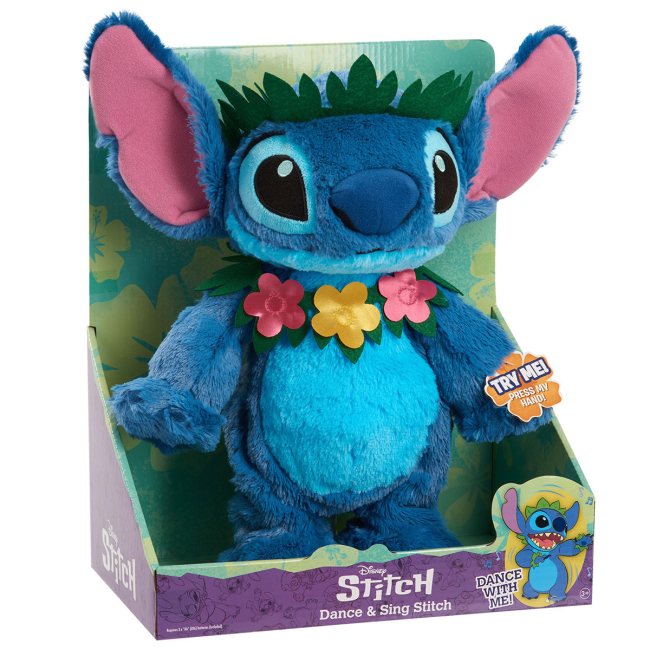 Персонажи мультфильмов - Интерактивная игрушка Stitch Зажигательный Стич (30283)#6