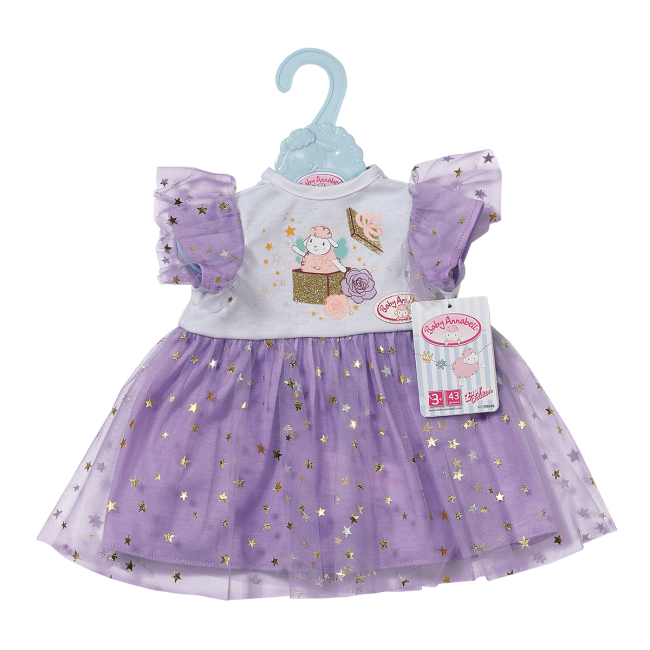 Одяг та аксесуари - Одяг для ляльки Baby Annabell Бузкова сукня (710296)#2