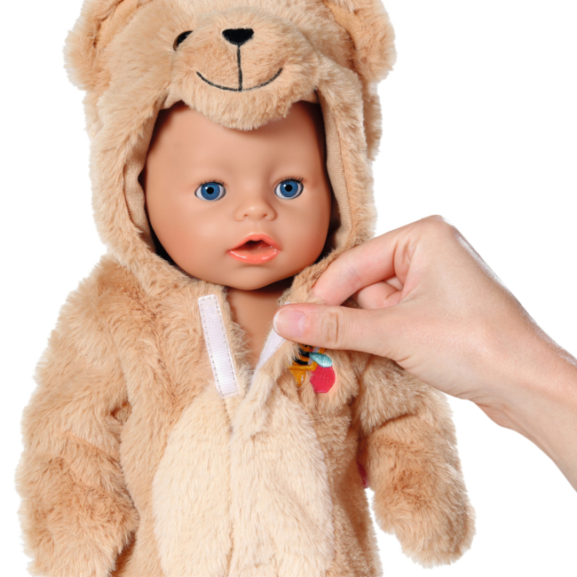 Одежда и аксессуары - Одежда для куклы Baby Born Комбинезон мишки (836088)#6