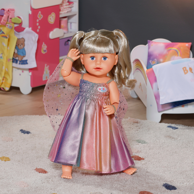 Одяг та аксесуари - Одяг для ляльки Baby Born Сукня веселка (836132)#6