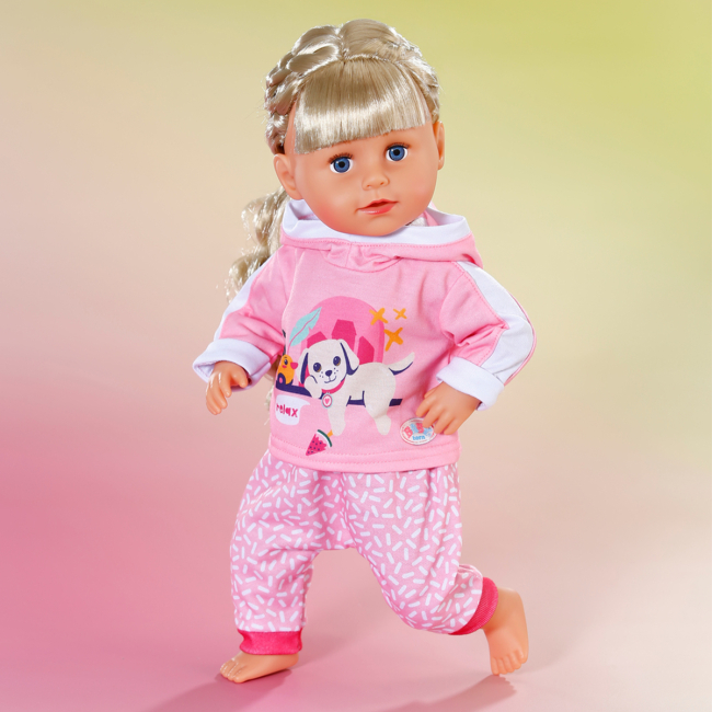 Одежда и аксессуары - Набор одежды для куклы Baby Born Розовый спортивный костюм (837313)#5