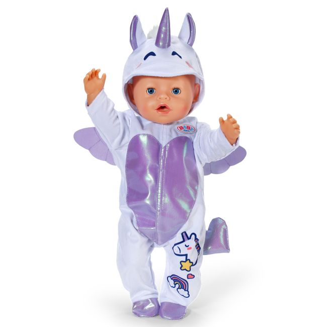 Одежда и аксессуары - Одежда для куклы Baby Born Комбинезон единорога (838266)#2