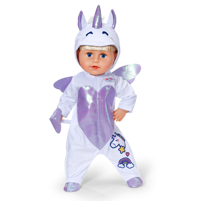 Одежда и аксессуары - Одежда для куклы Baby Born Комбинезон единорога (838266)#3