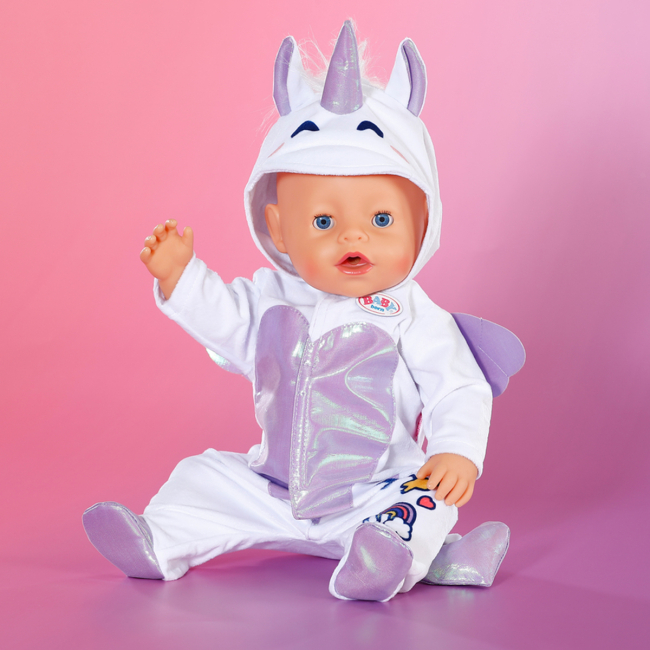 Одежда и аксессуары - Одежда для куклы Baby Born Комбинезон единорога (838266)#5
