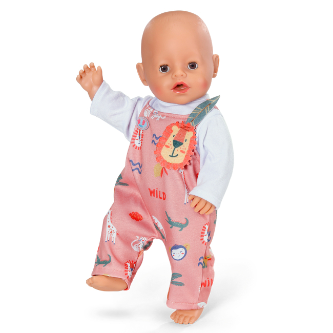 Одежда и аксессуары - ​Одежда для куклы Baby Born Комбинезон джунгли (871669)#3