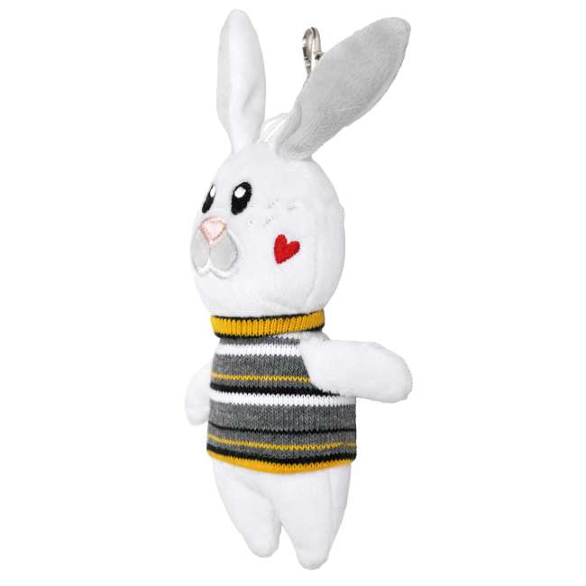 Брелоки - М'яка іграшка-брелок Tigres Зайчик Марк 15 см (ІГ-0273)#2