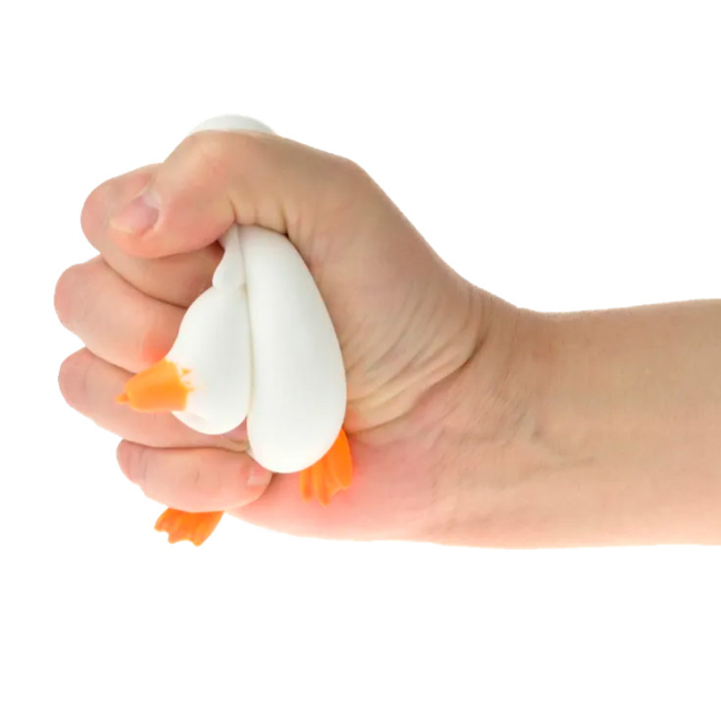 Антистрес іграшки - Стретч-антистрес Monster Gum Крутий заміс Крячка жовта (T23005/1)#3