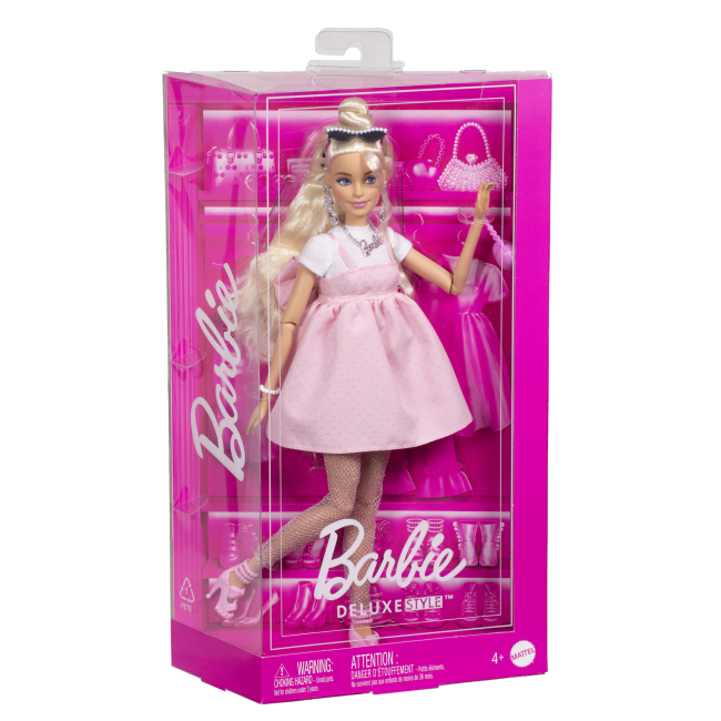 Куклы - ​Кукла Barbie Deluxe style Barbiecore Модница в платье Baby doll (HYV27)#4