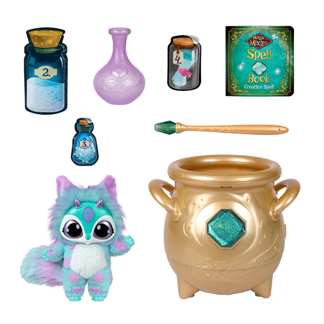 Мягкие животные - Набор-сюрприз Magic Mixies Волшебный котелок золотой (123711)#2