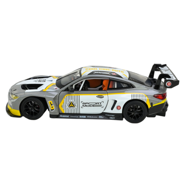 Автомодели - Автомодель Автопром BMW M4 GT3 grey (68282A(G))#2