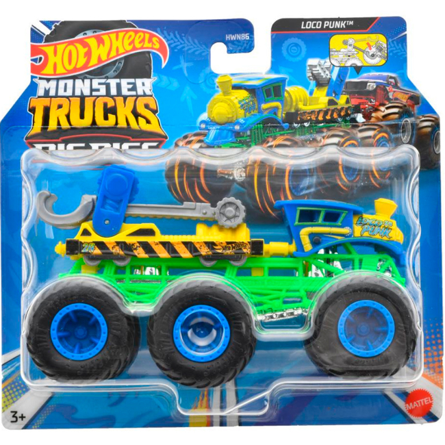 Автомоделі - Автомодель Hot Wheels Monster Trucks Супер-тягач Loco punk (HWN86/7)#2