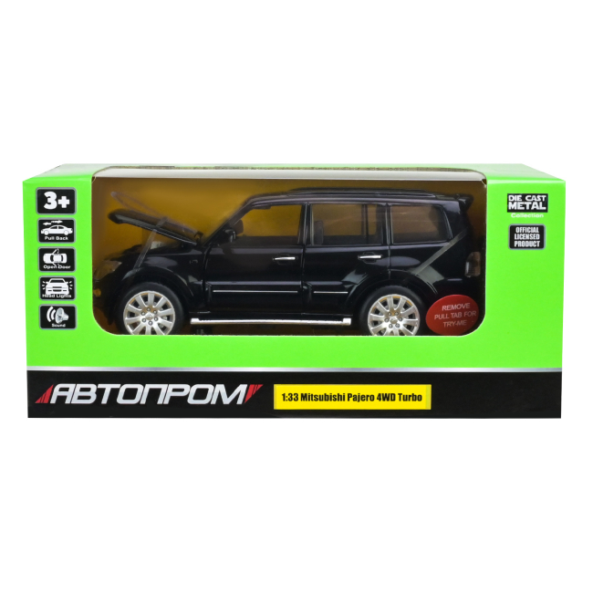 Автомоделі - Автомодель Автопром Mitsubishi Pajero 4WD Turbo (68463B)#6