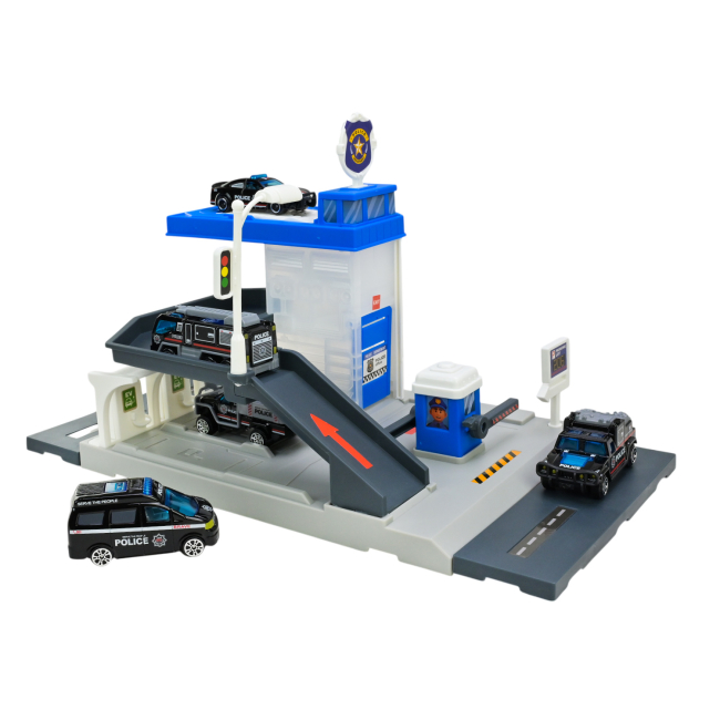 Транспорт і спецтехніка - Ігровий набір Автопром Поліцейська дільниця (PS005-3)#2