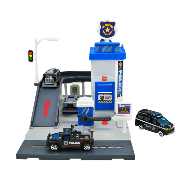 Транспорт і спецтехніка - Ігровий набір Автопром Поліцейська дільниця (PS005-3)#3